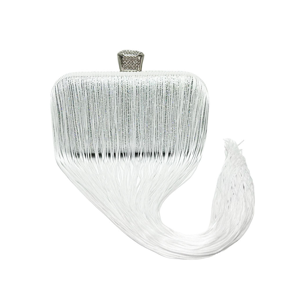 Fringe Detail Evening Clutch