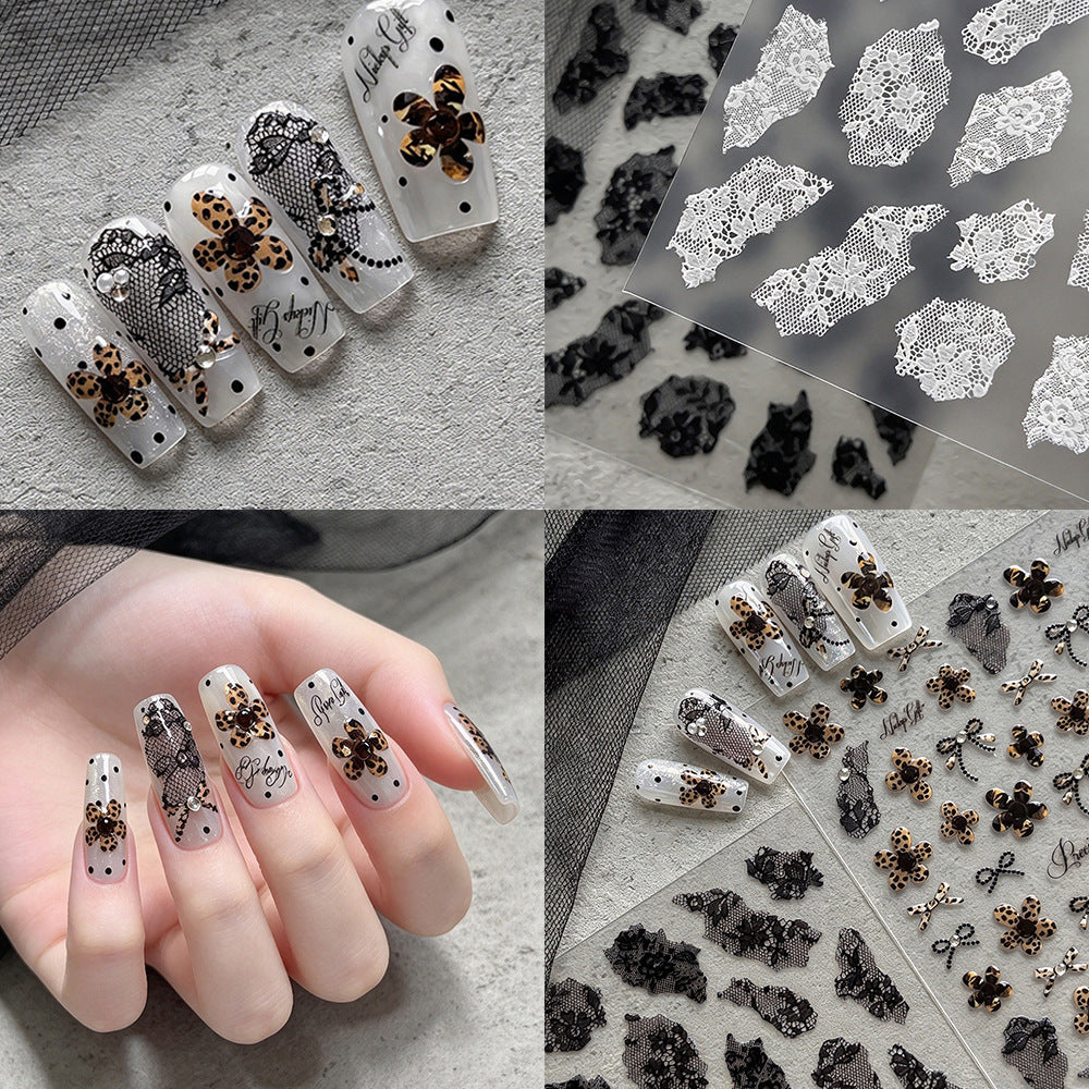 Delicate Lace Nail Art Sticker Set
