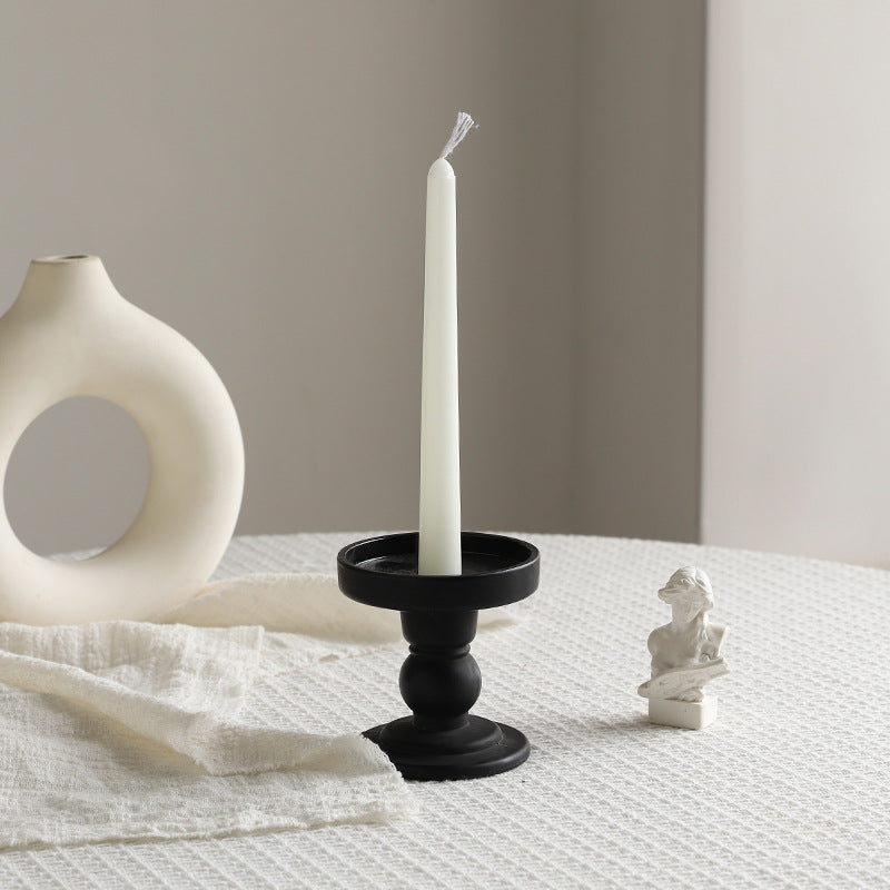 Hand-Poured Beaded Sphere Taper Candle