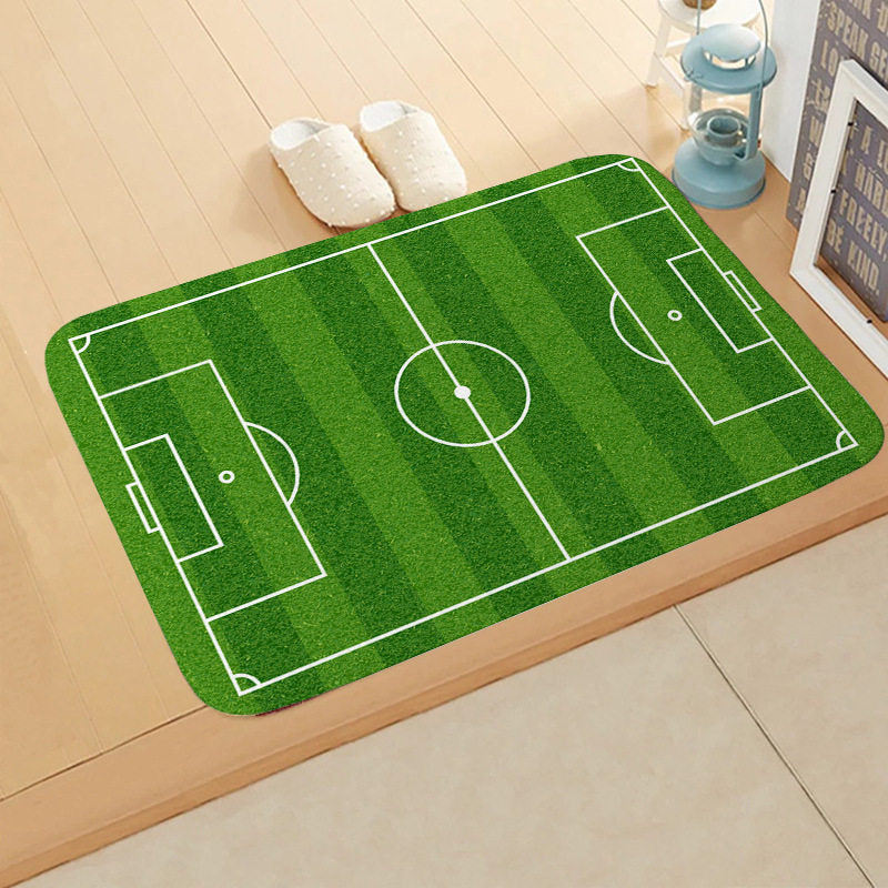 Football-Themed Indoor Mat
