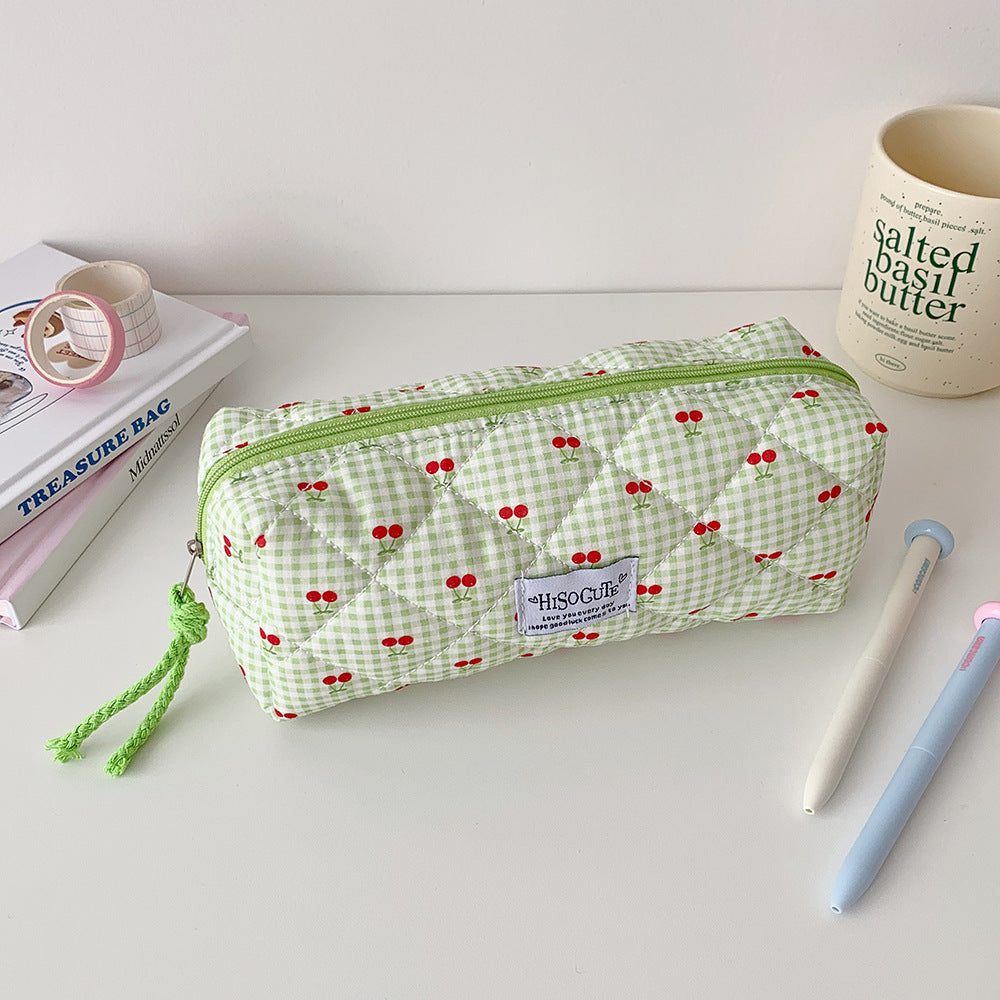 Stylish Quilted Pencil Case