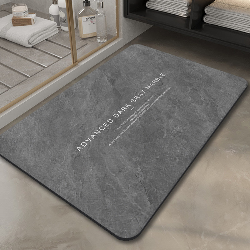 Elegant Marble-Inspired Bath Mat