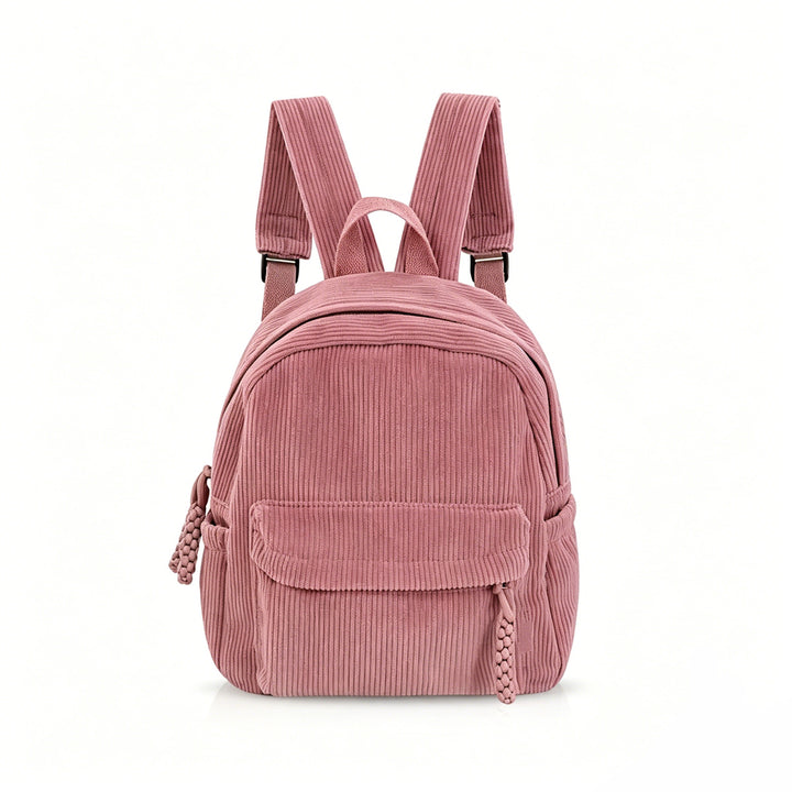 Compact Corduroy Backpack