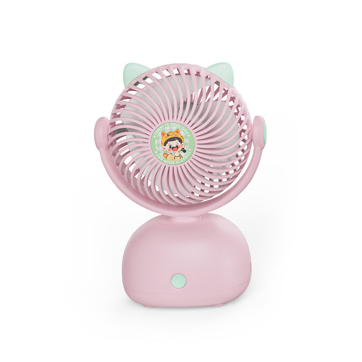 Women Portable Cat Head Fan Kalsten