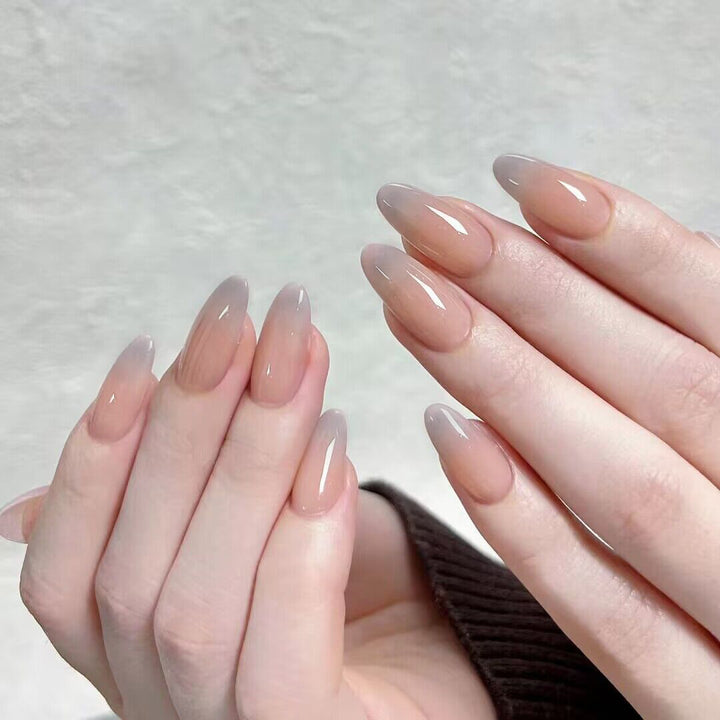 Natural Effect Press-On Nail Set Kalsten