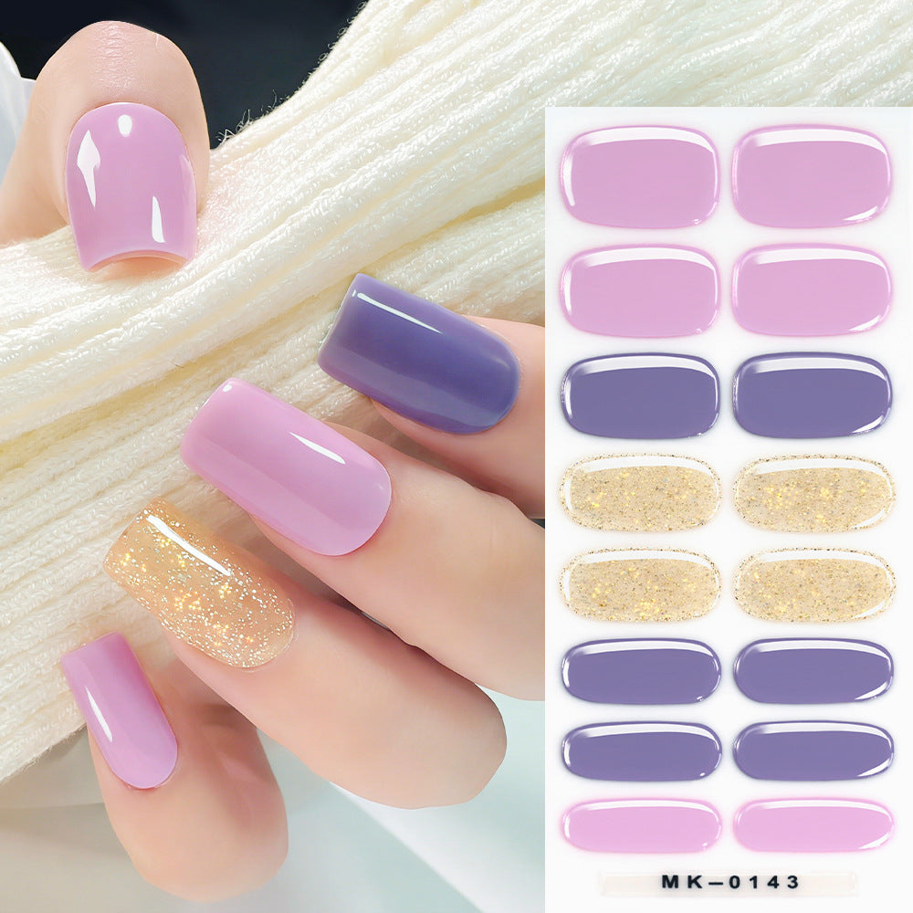 Premium Glossy Gel Nail Tips Set
