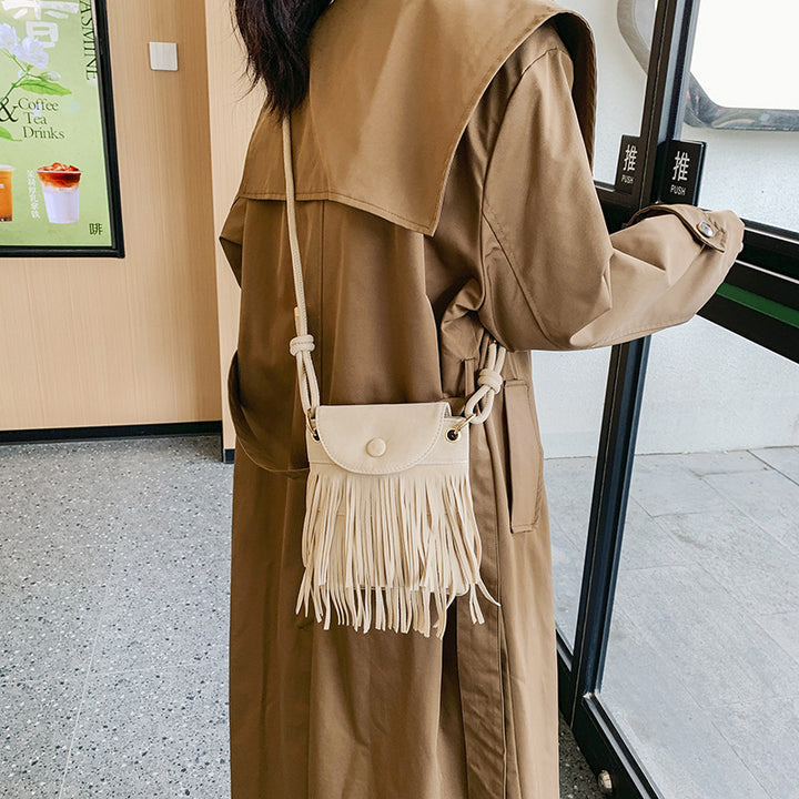 Bohemian Fringe Crossbody Bag Kalsten