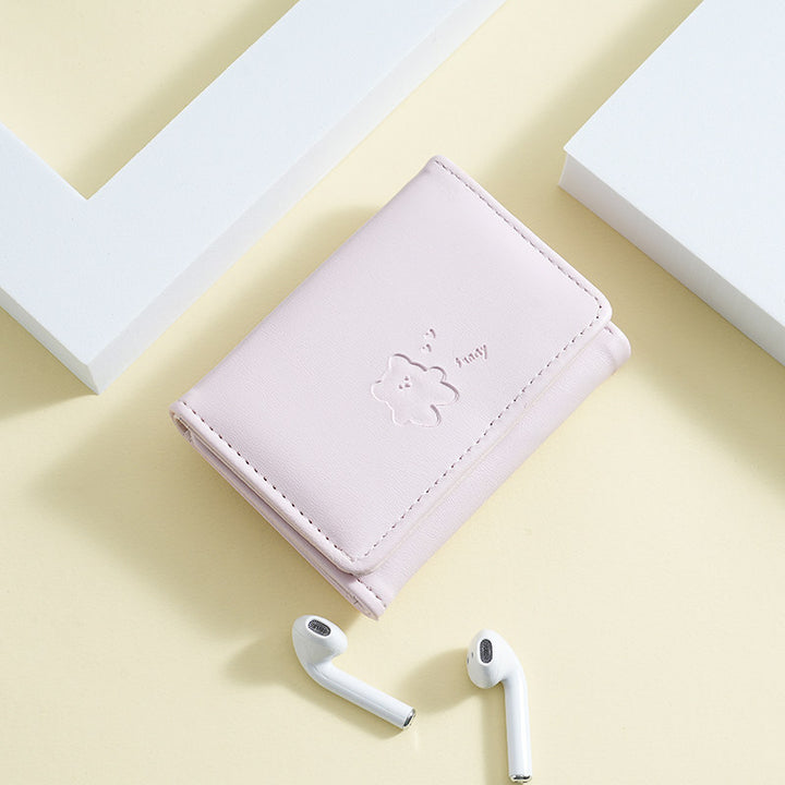 Cute Character Leather Card Wallet