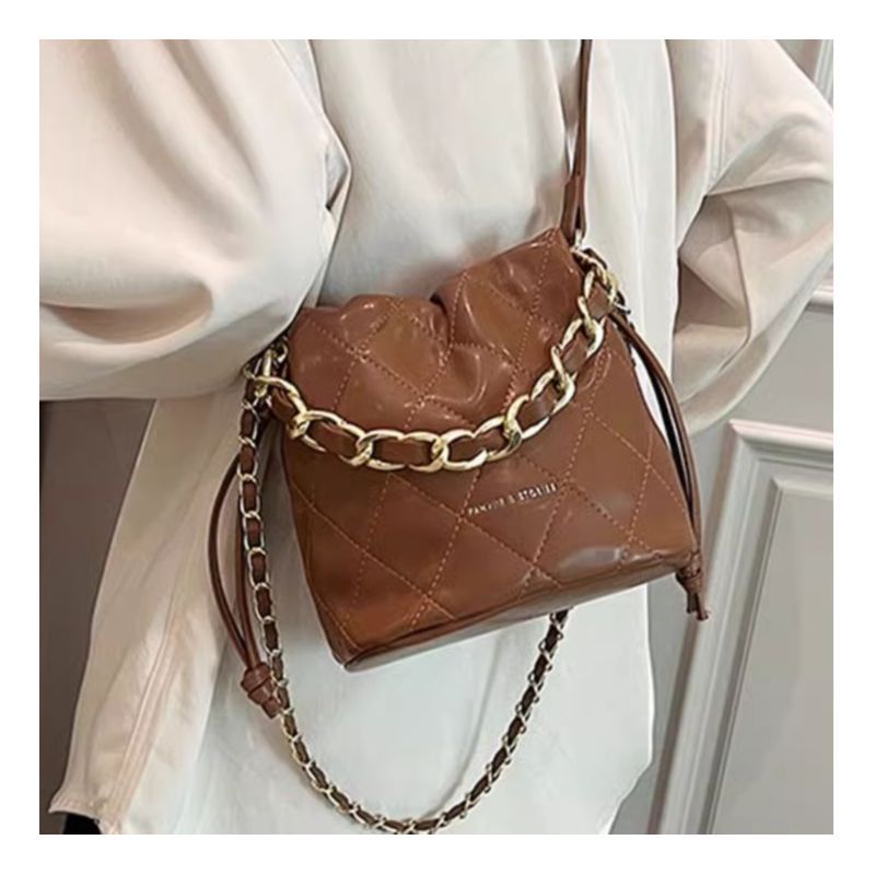 Quilted Mini Bucket Handbag Kalsten