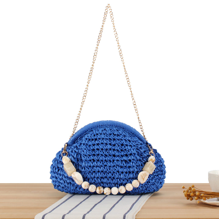 Shoulder bag with elegant pearl decoration Kalsten