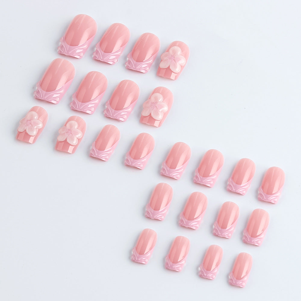 Elegant Floral Luxury Press-On Nails Kalsten