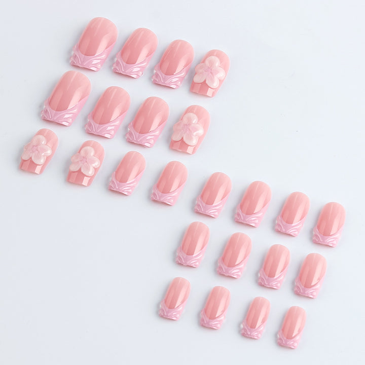 Elegant Floral Luxury Press-On Nails Kalsten