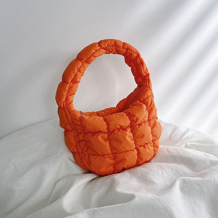 Quilted Puffer Handbag