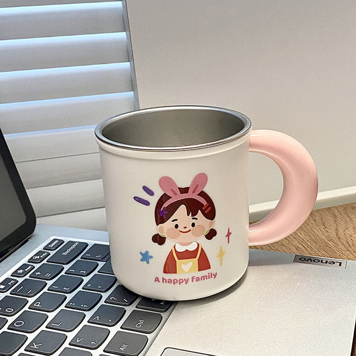 Wall cup holder with creative cartoon design Kalsten