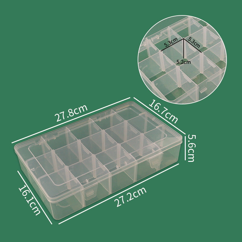 Multi-Compartment Craft Storage Organizer Box Kalsten
