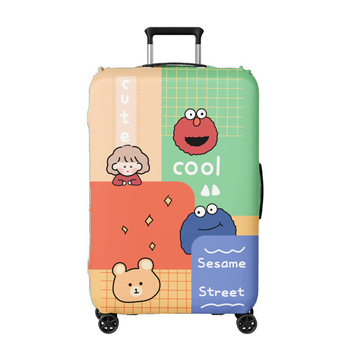Unisex hard-shell travel suitcase with creative ice cream design Kalsten