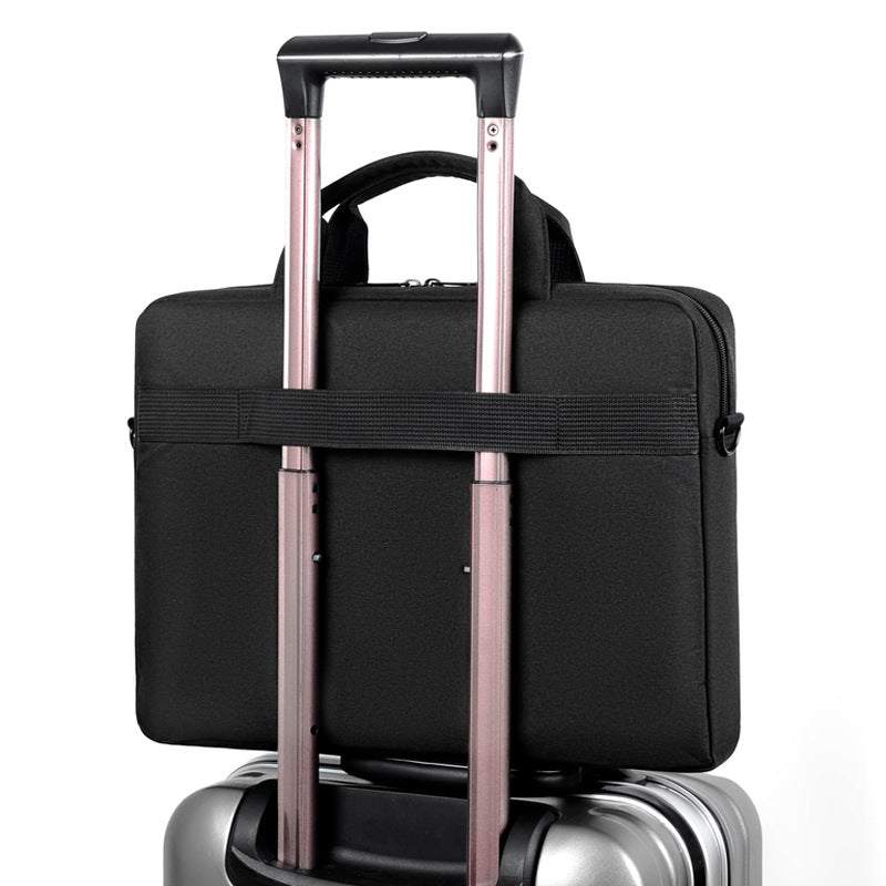 Elegant Laptop Bag with Adjustable Shoulder Strap and Padded Interior Compartment Kalsten