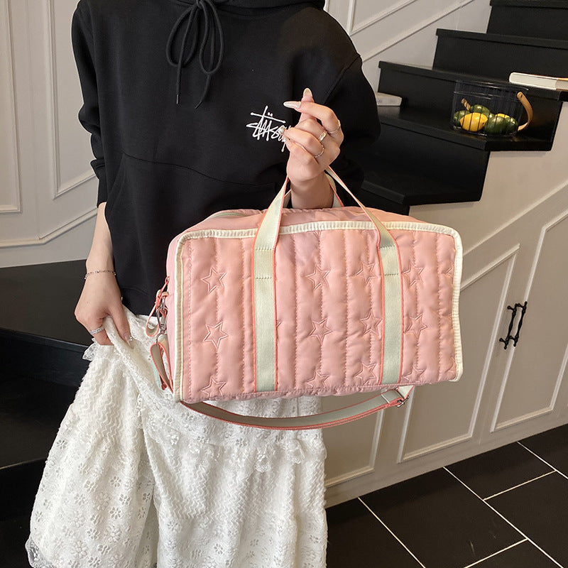 Stylish Quilted Duffel Bag Kalsten