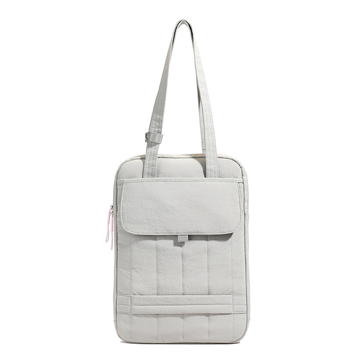 Structured Quilted Laptop Tote Bag Kalsten
