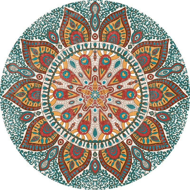 Mandala-Inspired Decorative Area Rug Kalsten