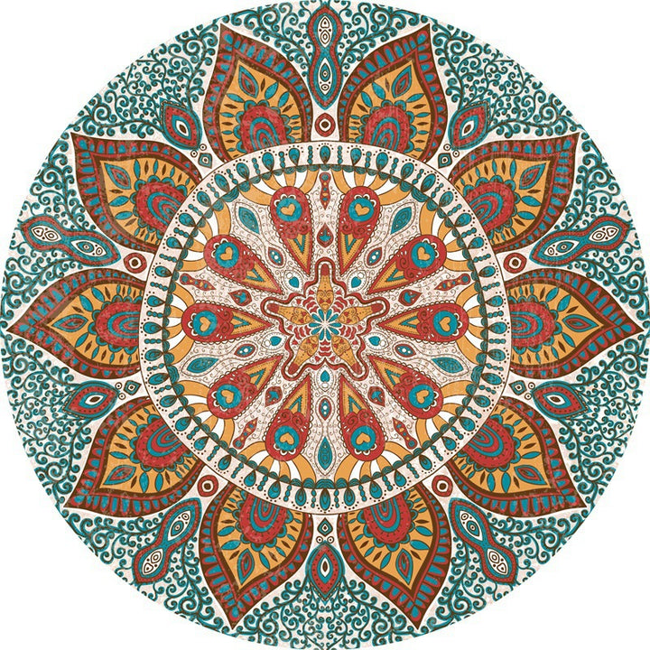 Mandala-Inspired Decorative Area Rug Kalsten