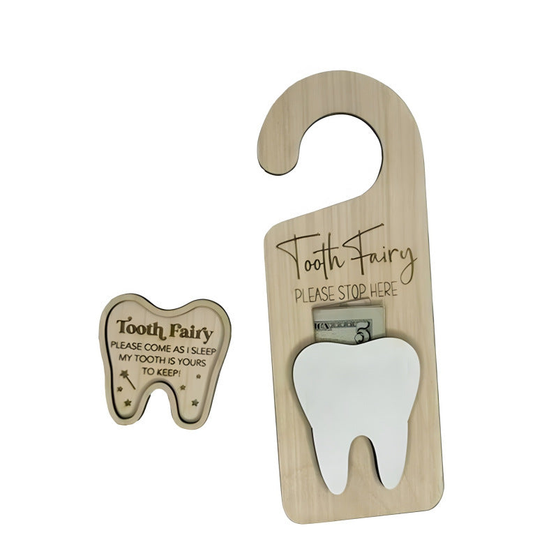 Decorative Tooth Fairy Drop-Off Sign