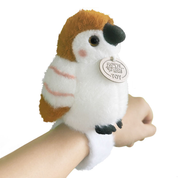 Plush Shoulder-Sitting Toucan Clip-On Companion with Metal Clip and Soft Huggable Body Kalsten