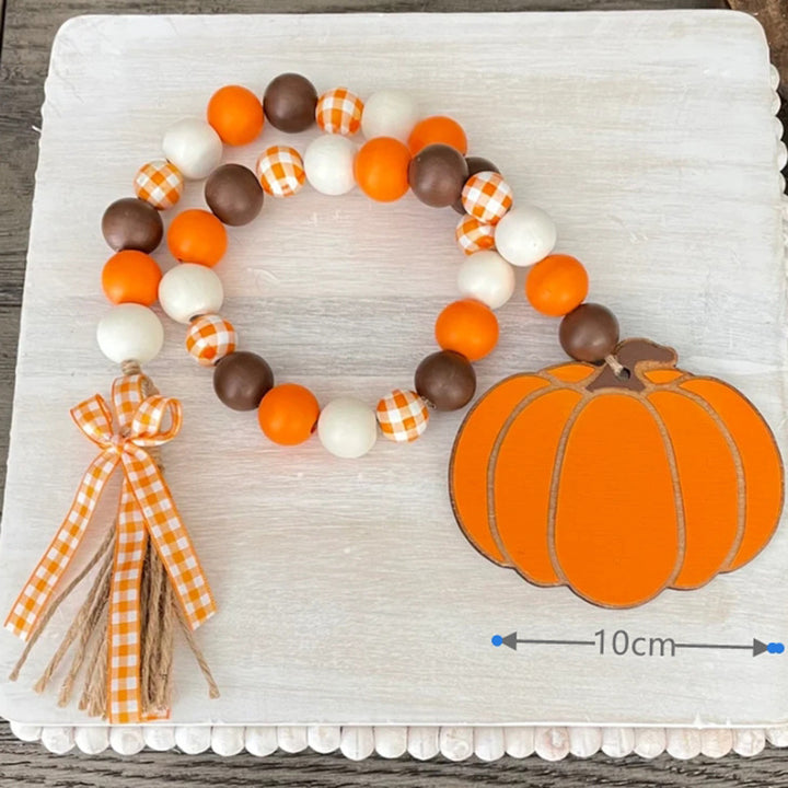 Decorative Fall-Themed Bead Garland
