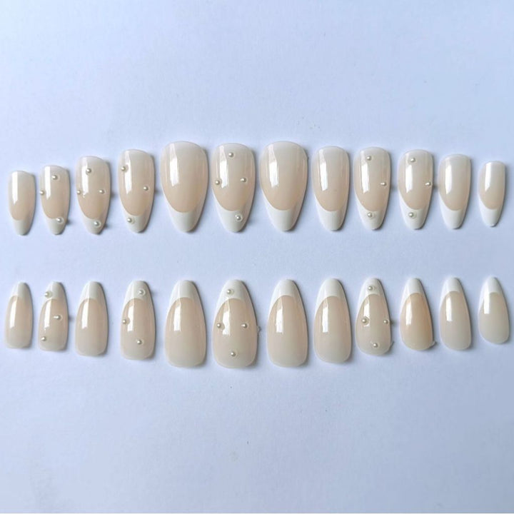 Elegant French Tip Acrylic Nail Kit