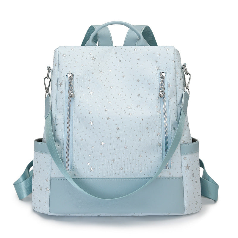 Star Patterned Multi-Pocket Backpack Kalsten