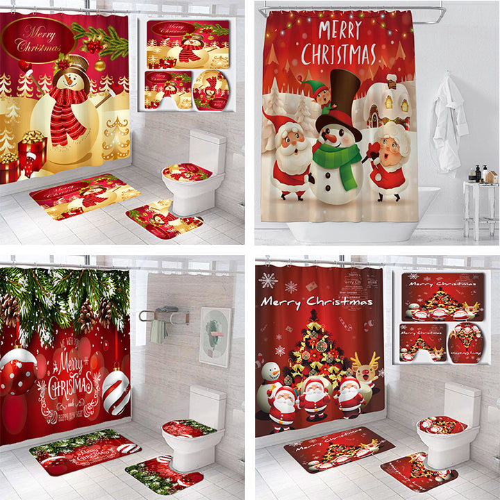 Christmas Themed Bathroom Set Kalsten