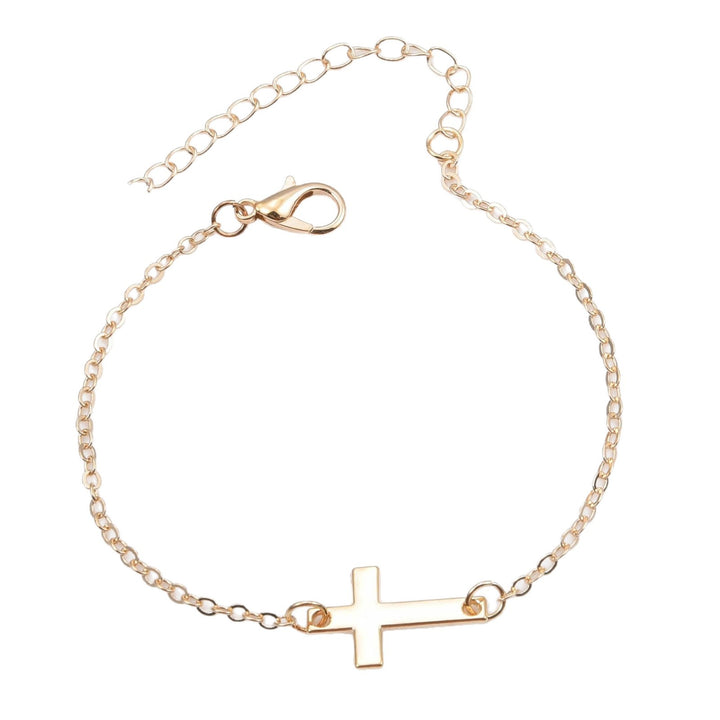 Minimalist Cross Charm Bracelet Kalsten