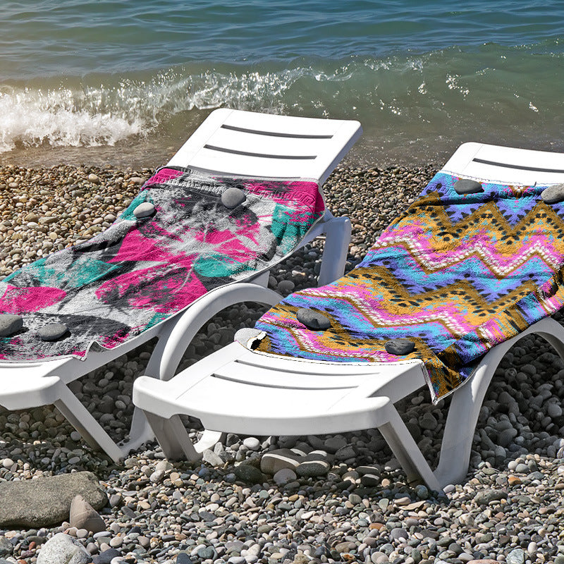 Beach towel made of skin-friendly microfiber with a creative pattern mix Kalsten