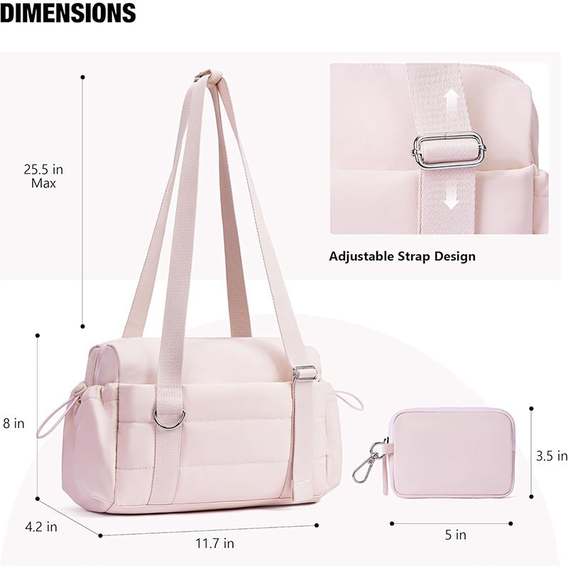 Multifunctional shoulder bag with detachable wallet Kalsten