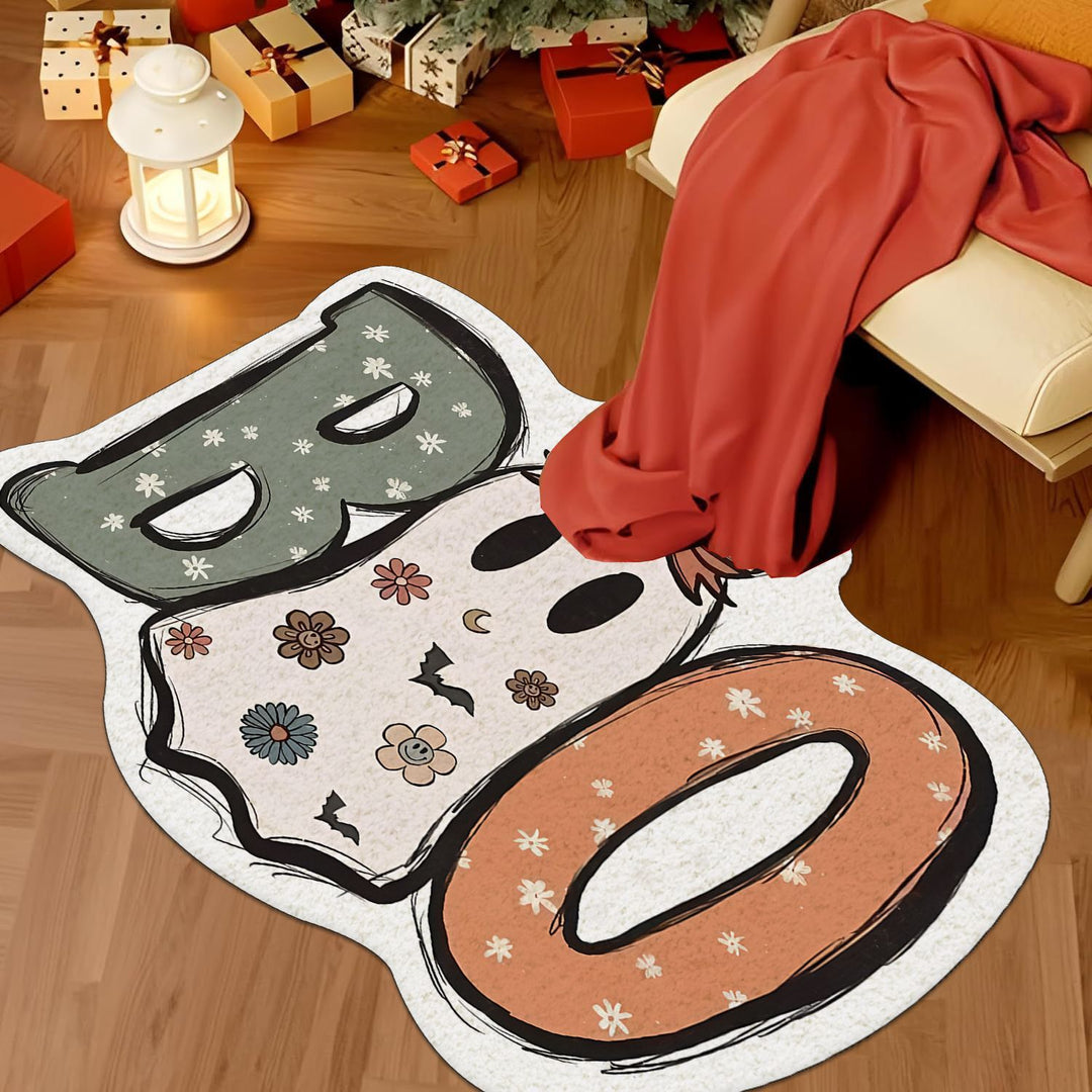 Artistic Skull-Themed Area Rug Kalsten