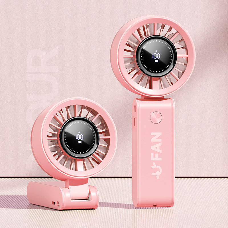 High-Efficiency Handheld Cooling Fan with Digital Display Kalsten