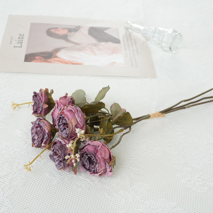 Faux Floral Rose Bouquet