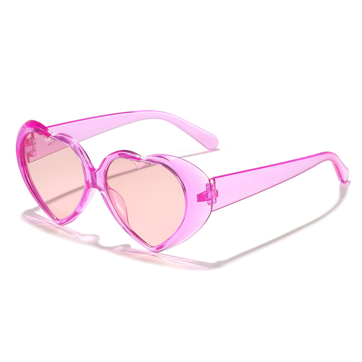 Women's Heart-Shaped Sunglasses with UV Protection and Stylish Frame Kalsten