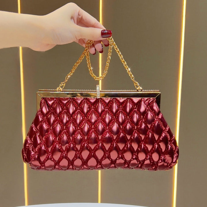 Elegant Textured Evening Handbag