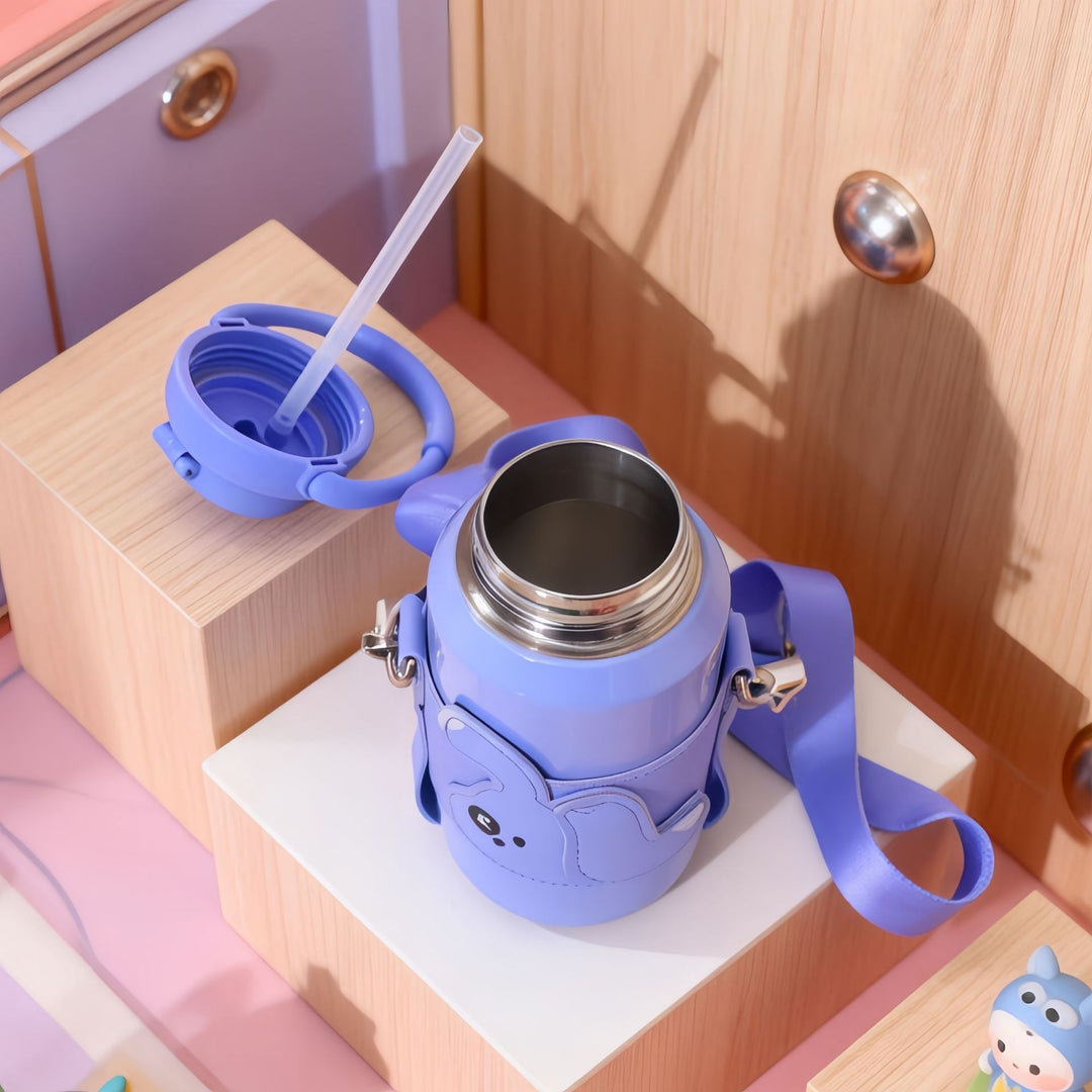 Ladies Insulated Water Bottle with Cute Bunny Design Kalsten