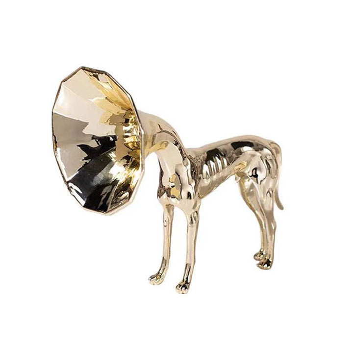 Decorative Musical Dog Sculpture