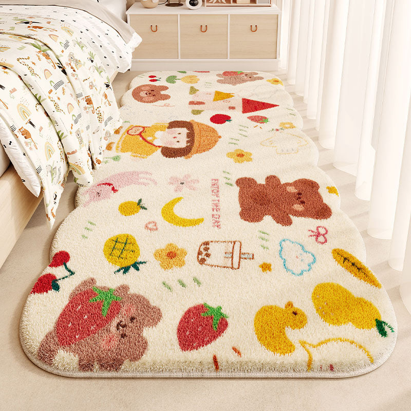 Cute Cartoon Monster Area Rug for Home