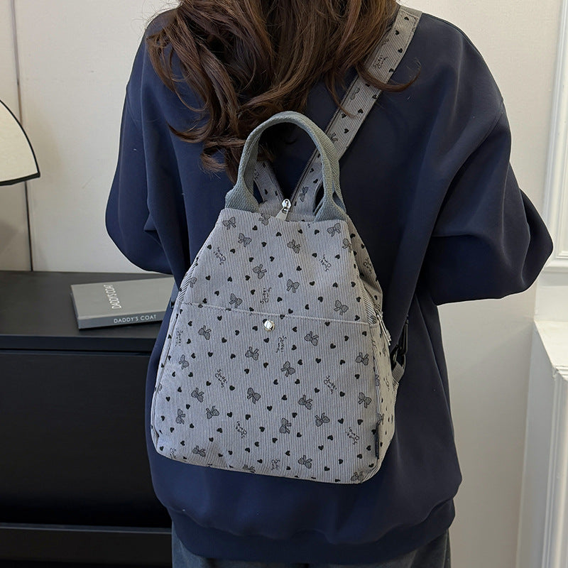 Cord Backpack with Playful Designs Kalsten