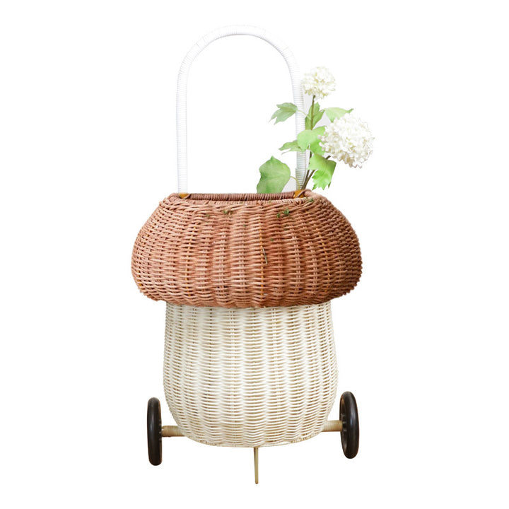 Decorative basket with wheels Kalsten