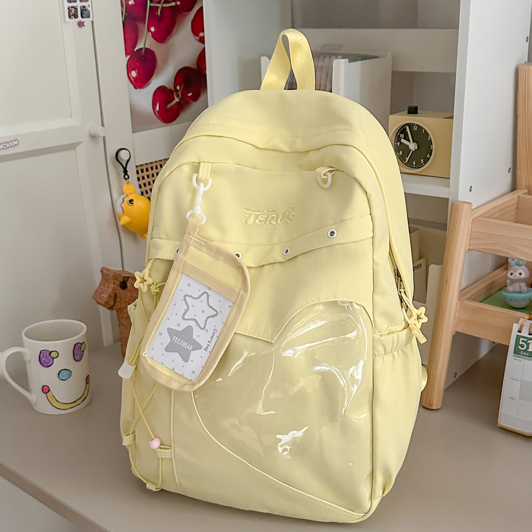 Cute Character-Themed Transparent Backpack Kalsten