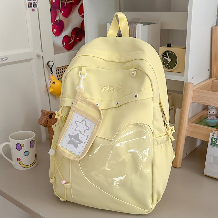 Cute Character-Themed Transparent Backpack Kalsten