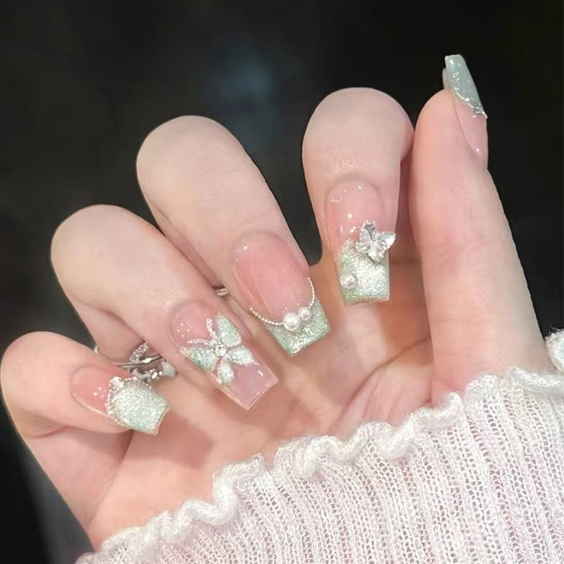 Premium Decorative Glittery Press-On Nails Kalsten