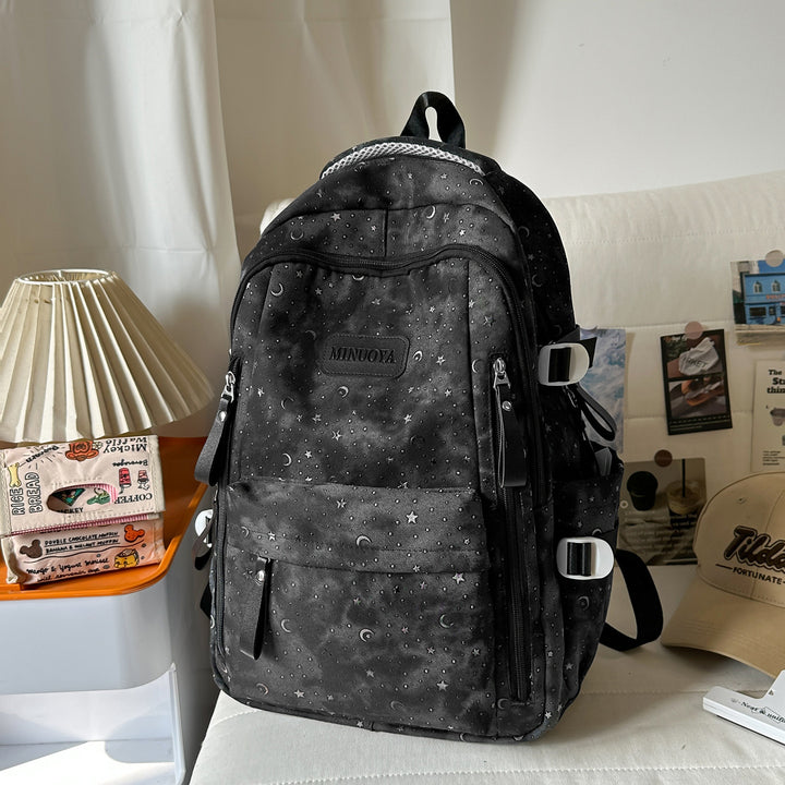 Trendy Stars and Moons Patterned Backpack Kalsten