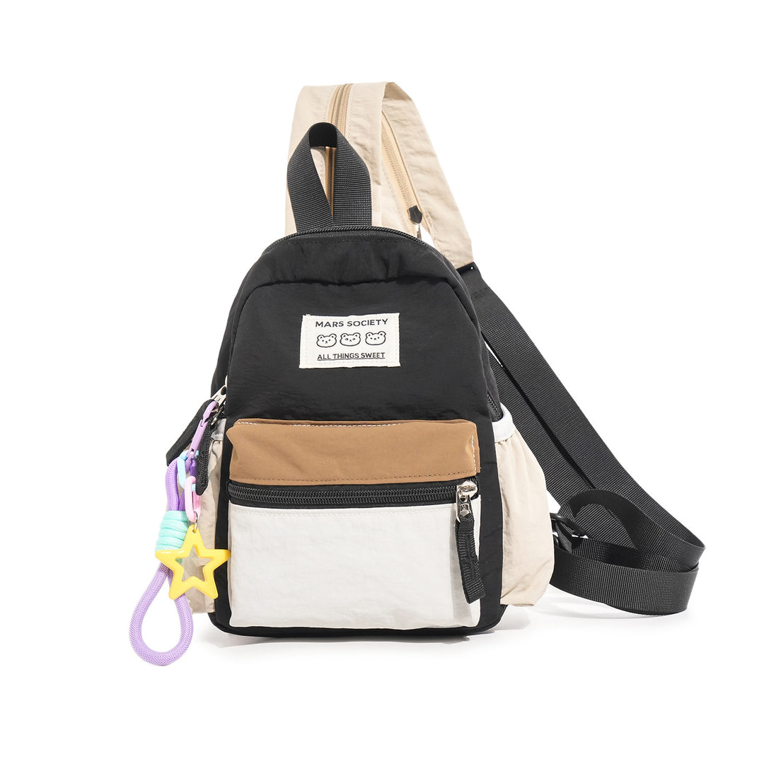 Color-Block Casual Backpack Kalsten