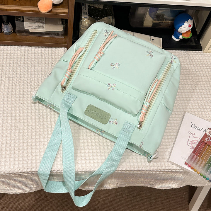 Embroidered Multi-Functional Backpack Kalsten